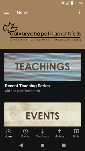 Android application Calvary Chapel Klamath Falls screenshort