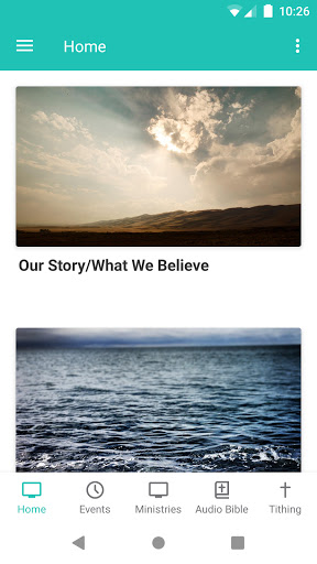 Android application Beach Community Church screenshort