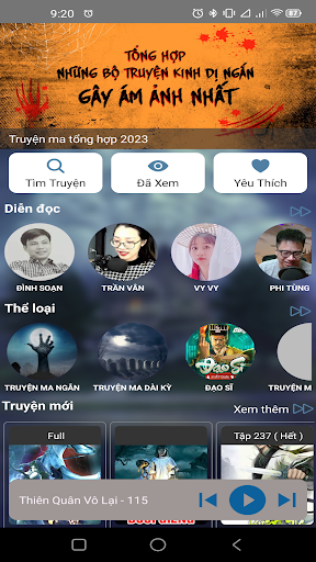 Android application Audio Truyện Ma screenshort