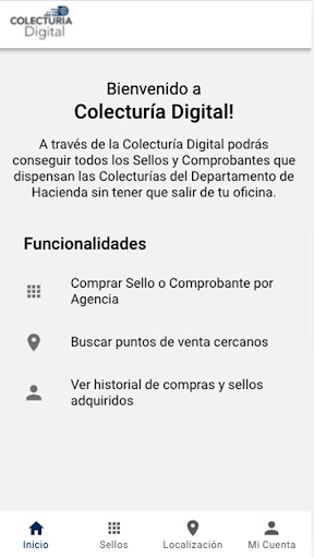 Android application Colecturia Digital screenshort