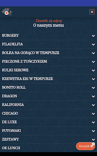 SUSHI OK Screen 3