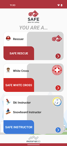 Safe - Intervention collection Screen 3
