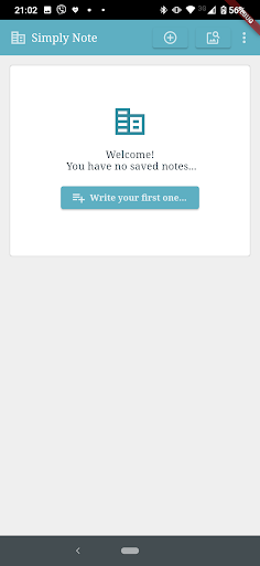 Android application Simply Note screenshort
