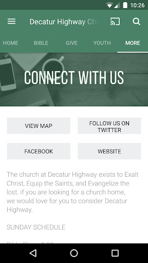 Decatur Hwy Church of Christ Screen 3