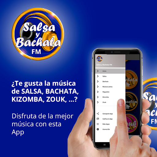 Android application Salsa y Bachata FM screenshort
