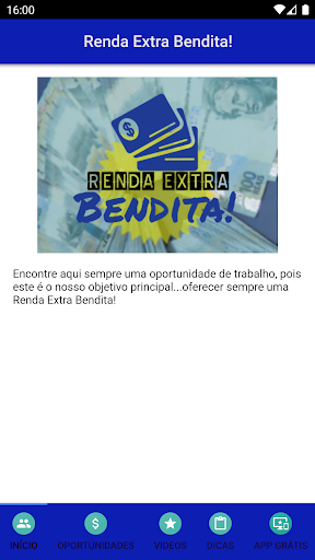 Android application Renda Extra Bendita screenshort