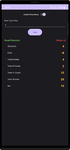 Easy Tap Counter Screen 2