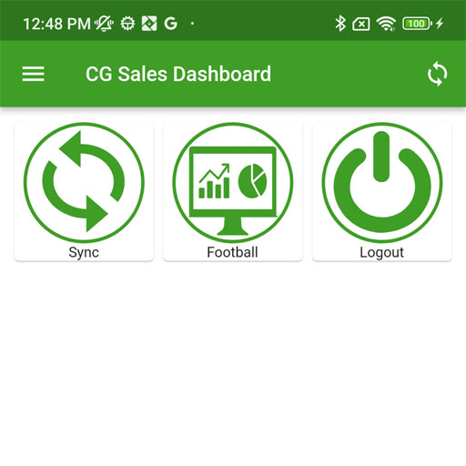 CG Sales Dashboard Screen 2