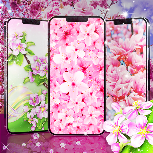 Sakura flowers live wallpaper 23.7 Icon