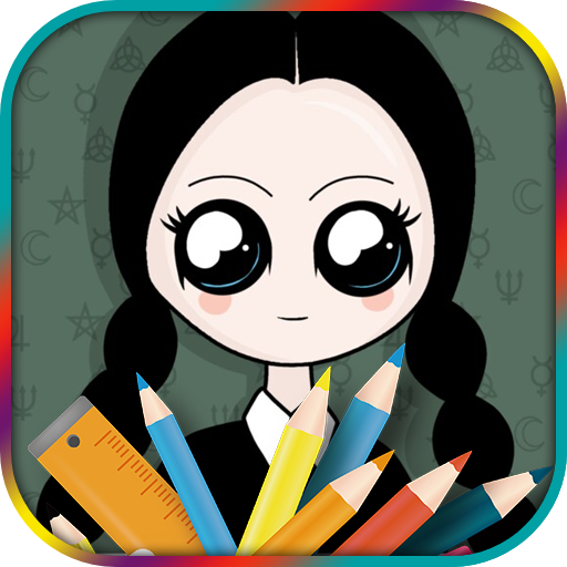 Wednesday Addams Coloring Book