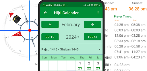 Hijri calendar & Islamic tools