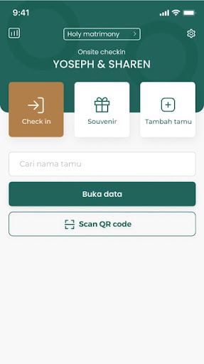 Android application Connectied screenshort