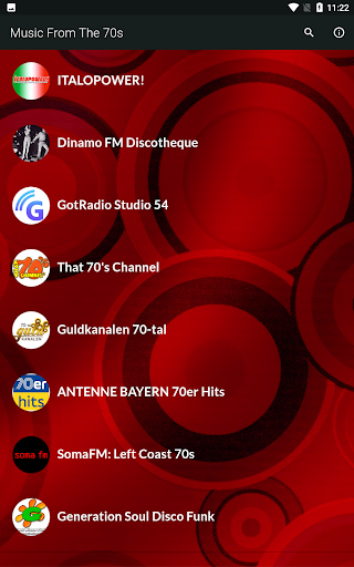 Android application Music From The 70s screenshort