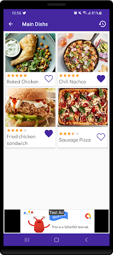 Recipes | Cookbook Screen 2