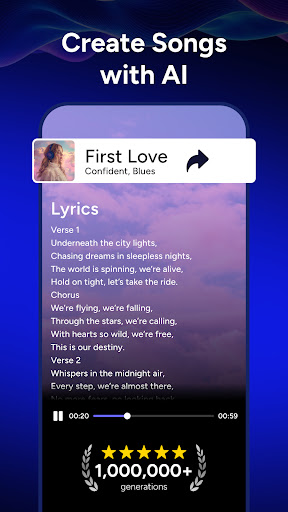 Screenshot of AI Music Maker - Melodia