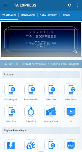 Android application TA Express screenshort