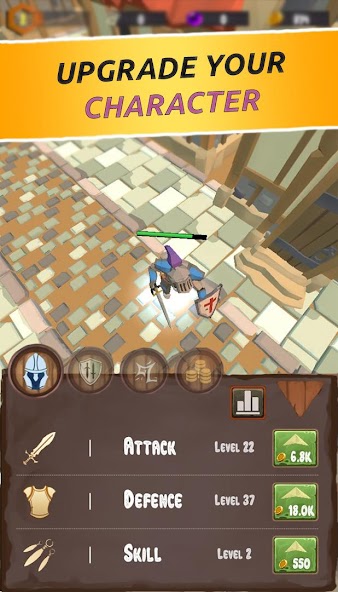 Rebel Knight - Idle RPG 1.25 APK + Мод (Unlimited money) за Android