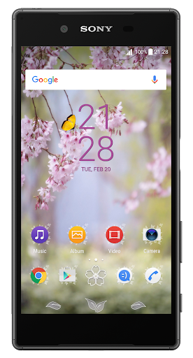 Android application Spring Time Xperia™ Theme screenshort