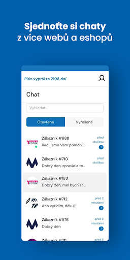Android application ChatNaWeb screenshort