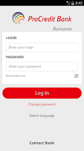 Captura 1 ProCredit m-banking Romania android