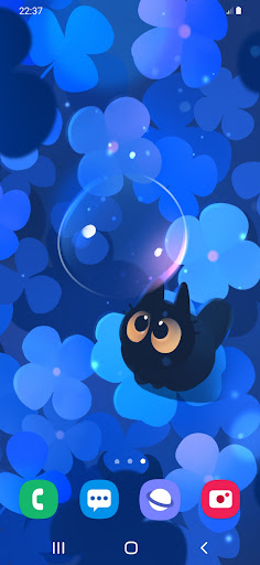 Out in the Blue Live Wallpaper Screen 2