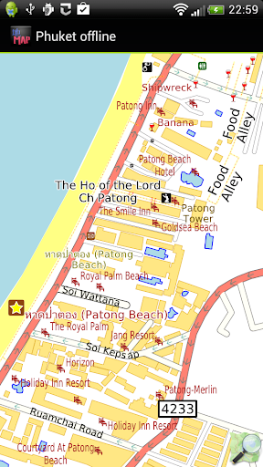 Phuket offline map Screen 2