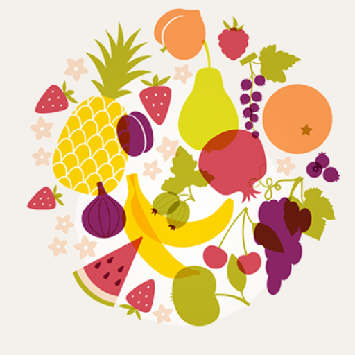 Audio Flashcard Fruits and veg logo