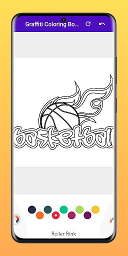 Android application Cool Graffiti Coloring Book screenshort