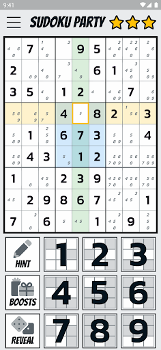 Android application Sudoku Party screenshort