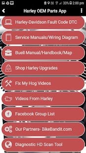 Harley OEM Parts Finder Screenshot