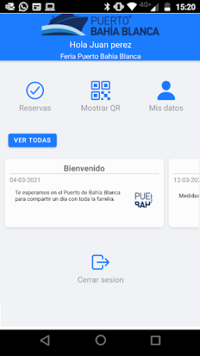 Visitas Screen 2