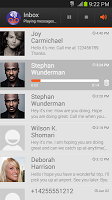 screenshot of Visual Voicemail by MetroPCS