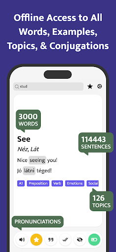 Most Common Hungarian Words Screen 2