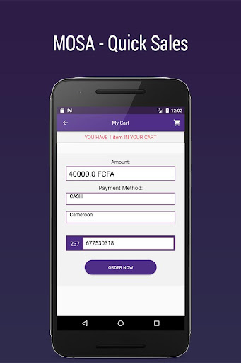 MOSA PRO - MObile Sales App Screen 3
