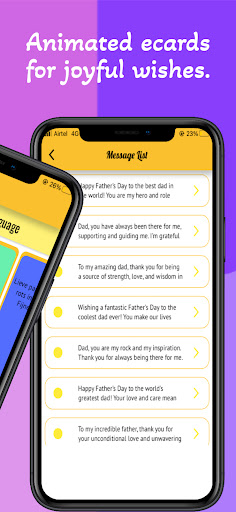 Fathers Day Ecard & Greetings Screen 2