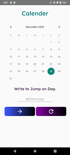Calendar Screen 2