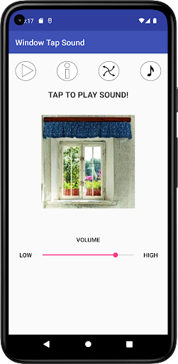 Android application Window Tap Sound screenshort