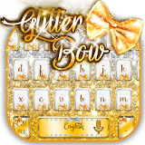 Glitter Bow keyboard Theme icon