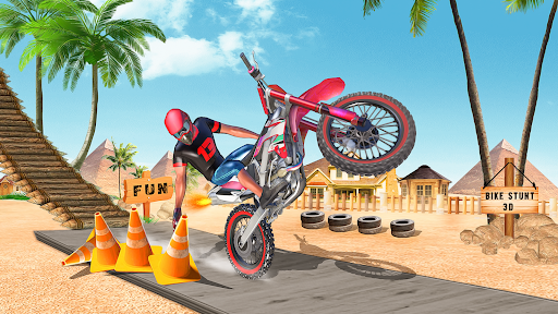 Bike Stunt Race Bike Racing 3D Screen 3