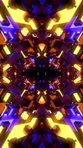 Android application kaleidoscope wallpaper screenshort