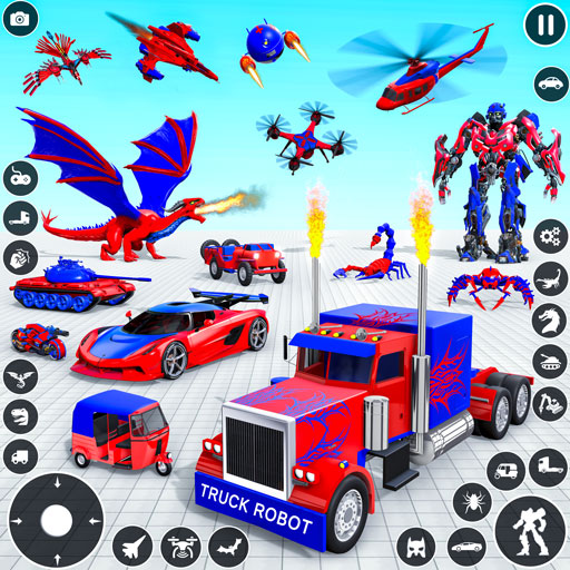 game robot game mobil truk