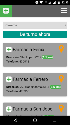 Android application MiFarma screenshort