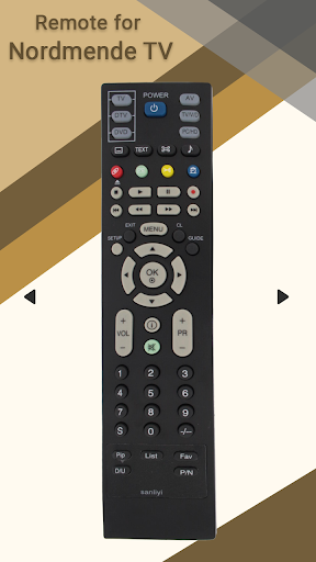 Remote for Nordmende TV Screen 2