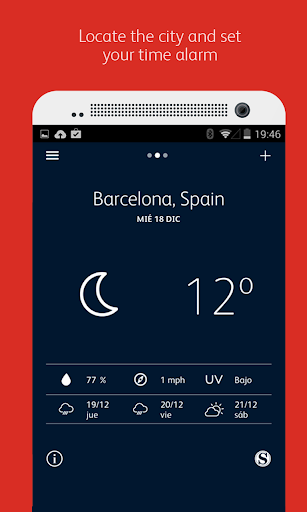 Android application Meteo Alarm screenshort