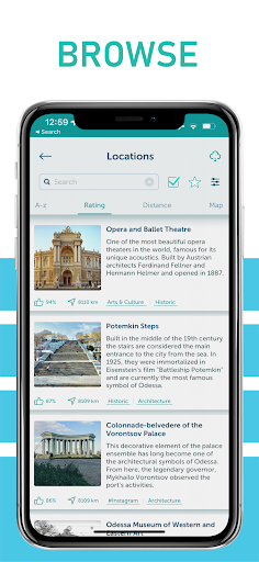 Odesa Guide Screen 3