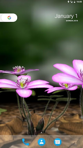 Yukiwarisou 3D Live Wallpaper Screen 2