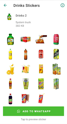Drinks Stickers for WhatsApp Screen 2
