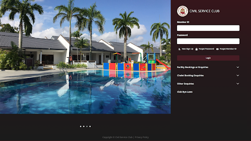 Civil Service Club Screen 2