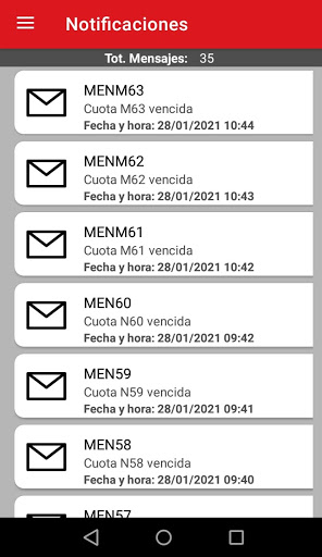 Android application Multicoop screenshort