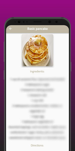 Android application Pancake screenshort